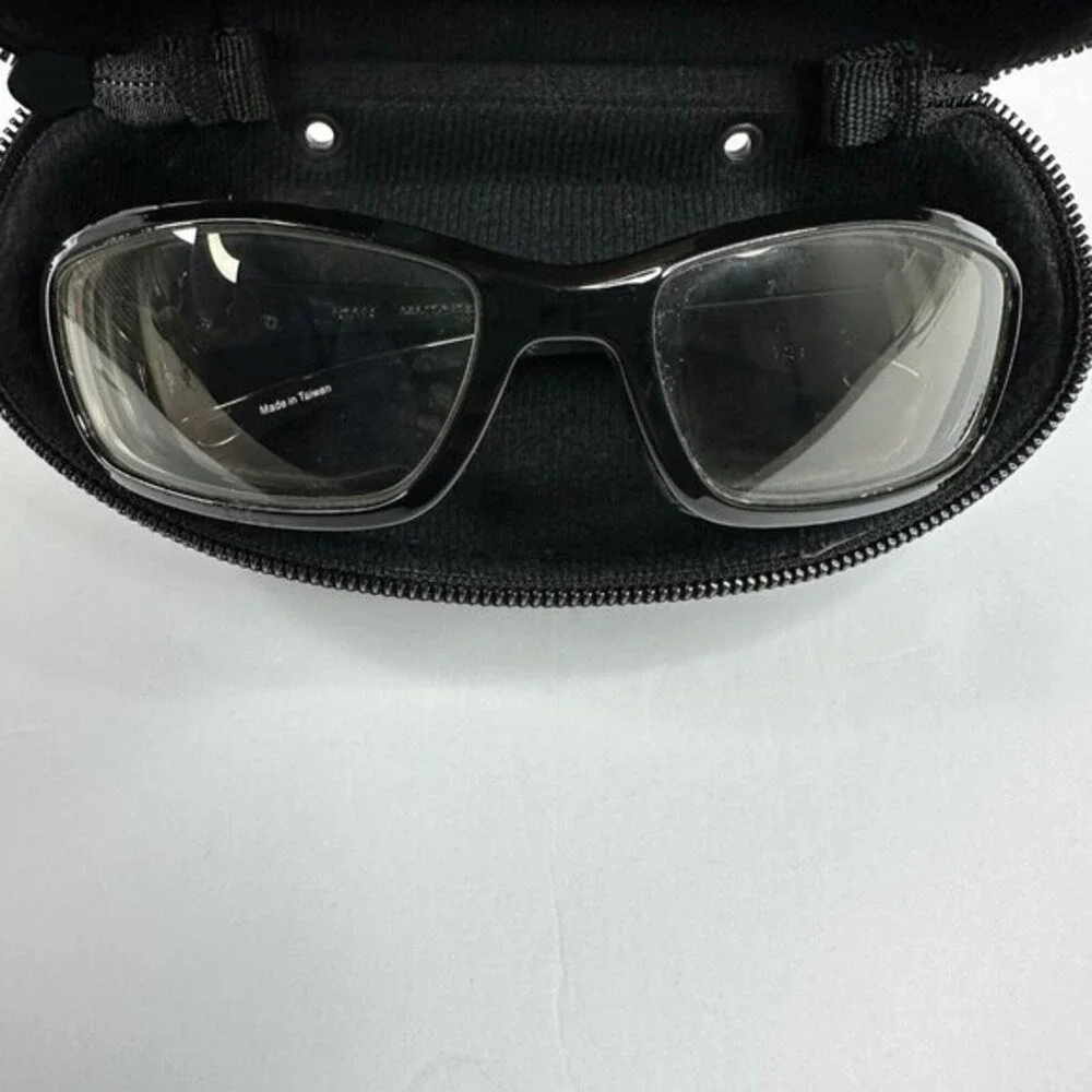 Liberty Sport Rider #203 Kids Black Athletic Sports Goggles Eyewear with Case
